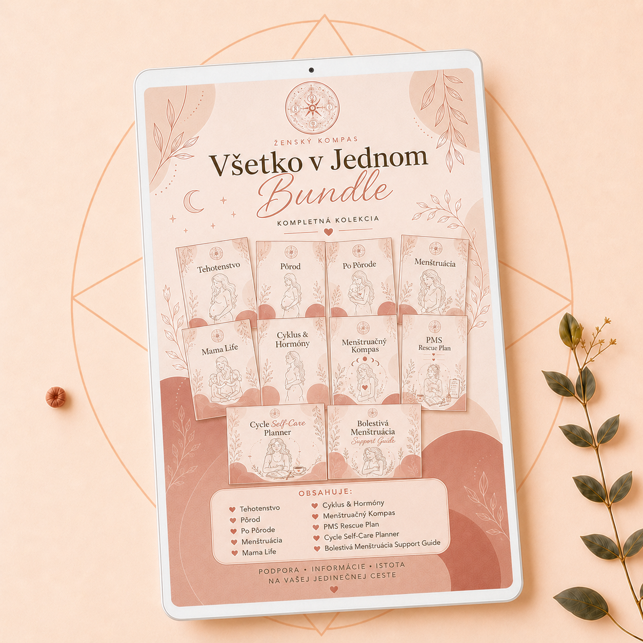 Ženský Kompas Všetko v Jednom Bundle